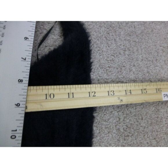 NWOT Freshman 1996 2-Piece Set, Ribbed, and Fuzzy Black Dress with Cardigan - Picture 12 of 13